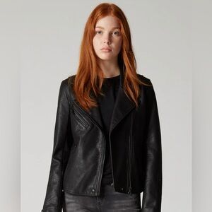 Blank NYC Faux Leather Moto Jacket — NWT — size XL